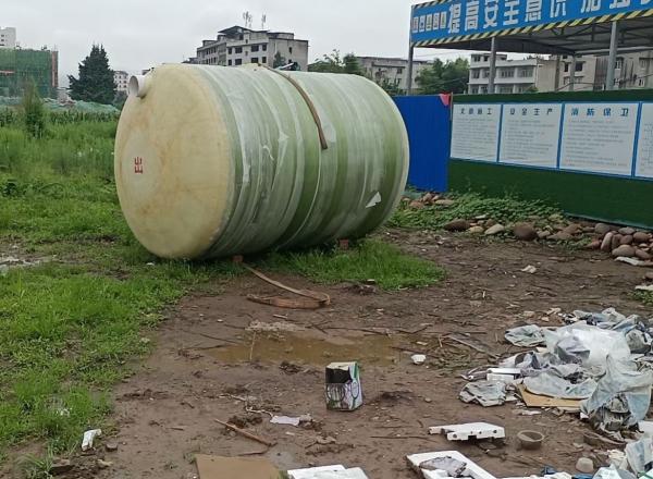 宜昌遂宁船山区10立方玻璃钢化粪池项目